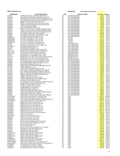 Direct ResourcePricelist01012011