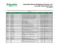 Schneider Electric Buildings Americas, Inc.