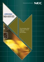NEAX2000 IPS Brochure - NEC Philippines, Inc.