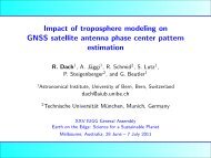 Impact of troposphere modeling on GNSS satellite antenna phase ...