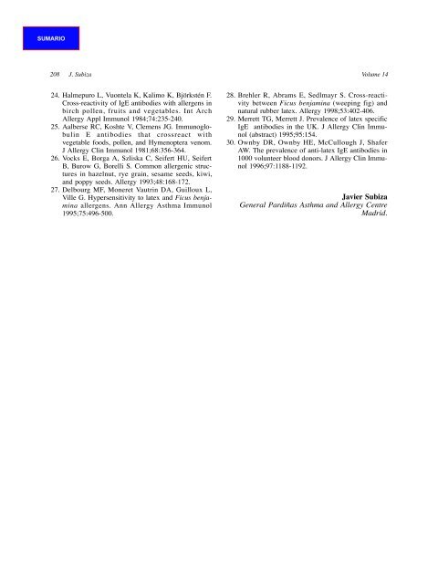 Ficus benjamina, a new source of household environmental allergens