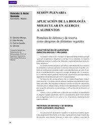 Aplicación de la biología molecular en alergia a alimentos