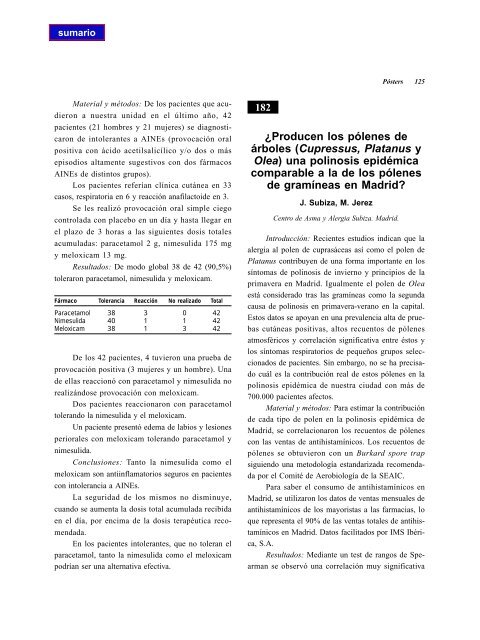 fármaco alternativo en pacientes con intolerancia a AINEs