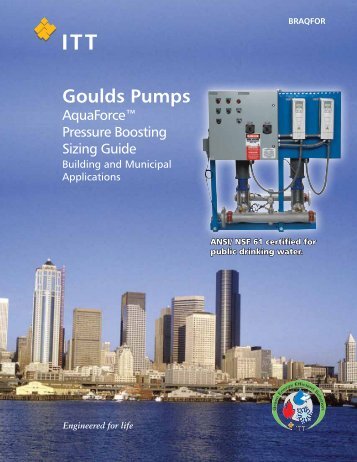 AquaForce Booster System Sizing Brochure