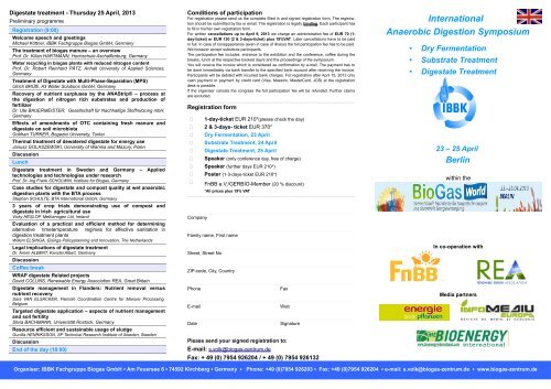 Program and Registration International AD Symposium - IBBK
