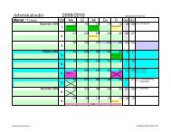 Arbeitskalender 2009/2010 - Hauptschule Gamlitz