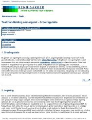 Kennisakker - Teelthandleiding zomergerst - Groeiregulatie