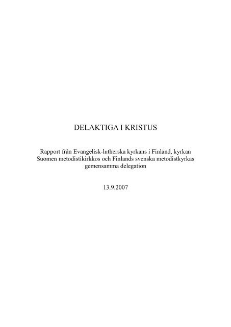 DELAKTIGA I KRISTUS - Sakasti