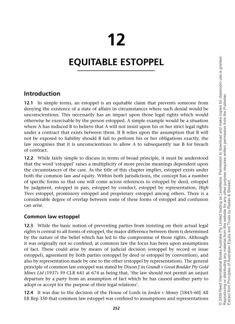 doctrine of estoppel by deed