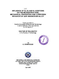 “Influence of Si, Sb and Sr Additions on the Microstructure ...