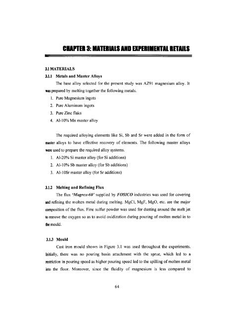 “Influence of Si, Sb and Sr Additions on the Microstructure ...