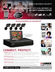 LOREX LH600 Series SPEC SHEET - One Call