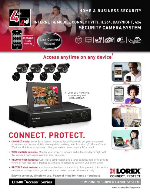 LOREX LH600 Series SPEC SHEET - One Call