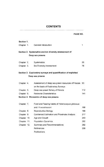 Systematics, Fishery, Resource Characteristics and Bionomics of ...