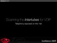 Scanning the Intertubes for VOIP - Proidea