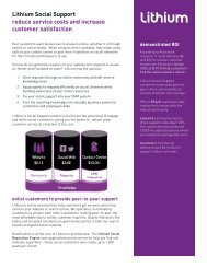 datasheet: Lithium social support