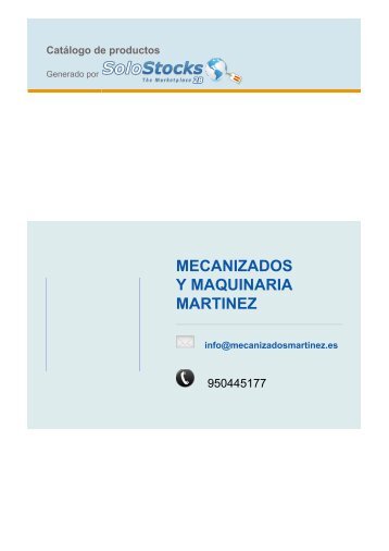 MECANIZADOS Y MAQUINARIA MARTINEZ