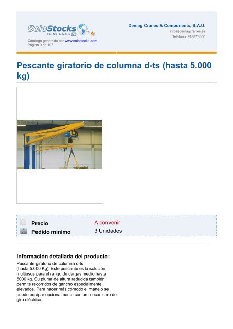 Demag Cranes & Components, S.A.U.