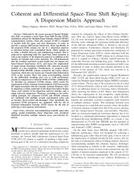 Coherent and Differential Space-Time Shift Keying - ECS EPrints ...