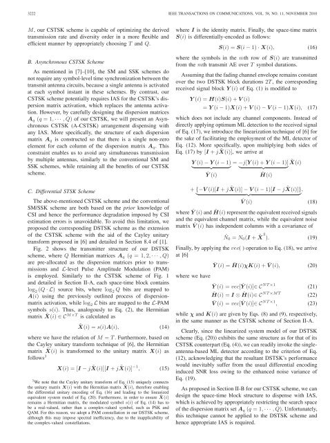 Coherent and Differential Space-Time Shift Keying - ECS EPrints ...