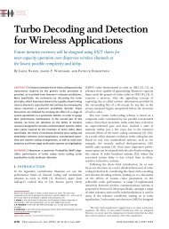 Turbo Decoding and Detection for Wireless Applications