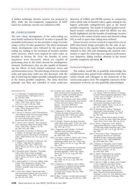 Turbo Decoding and Detection for Wireless Applications