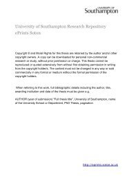 University of Southampton Research Repository ePrints Soton