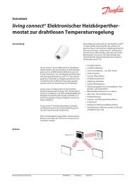 living connect® Elektronischer Heizkörperthermostat zur ... - Danfoss