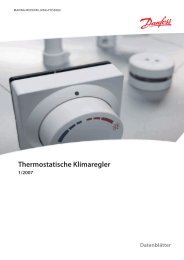 Heft Ordner HT Thermostatische Klimaregler - Danfoss