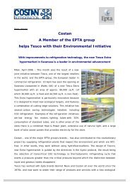 Costan A Member of the EPTA group helps Tesco with their ...