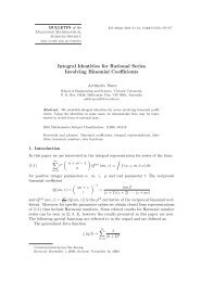 Integral Identities for Rational Series Involving Binomial Coefficients