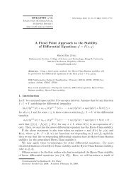 A Fixed Point Approach to the Stability of Differential Equations y ...