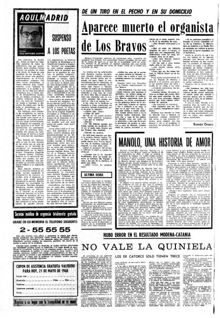 Madrid 19680521 - Home. Fundación Diario Madrid