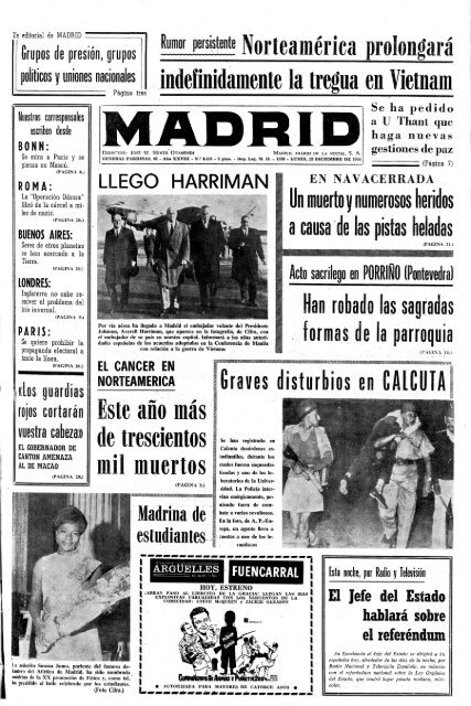 Madrid 19661212 - Home. Fundación Diario Madrid