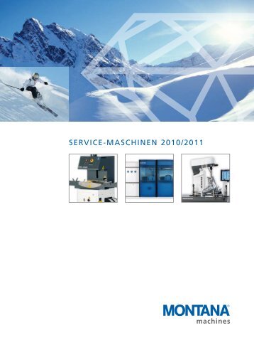 Service-MaSchinen 2010/2011 - MONTANA Sport International AG