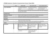 STROBE statement: Checklist of essential items Version 3 (Sept 2005)
