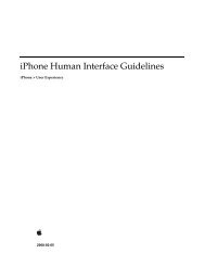 iPhone Human Interface Guidelines - Blog