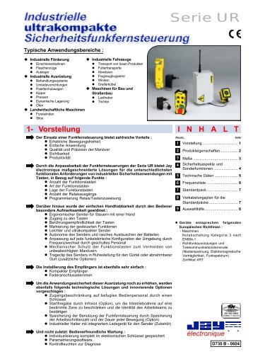 Serie UR-Datenblatt