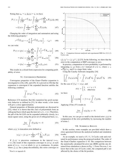 An Analytical Method for Approximate Performance ... - IEEE Xplore