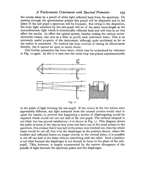 a trichromatic colorimeter with spectral primaries - InfoCom