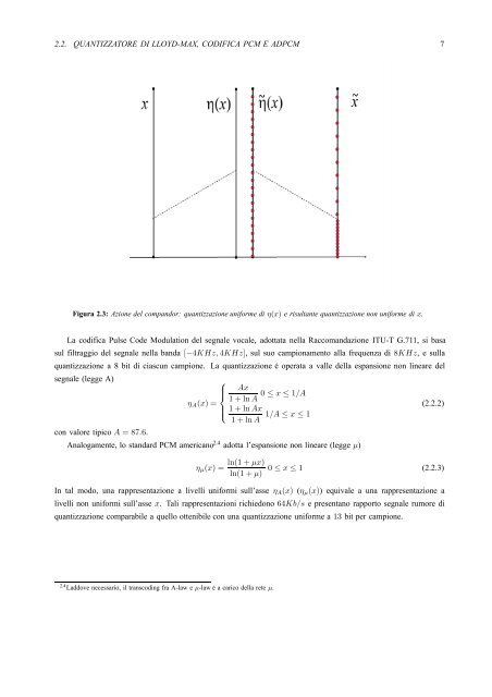 Capitolo 2 Codifica del segnale vocale - InfoCom