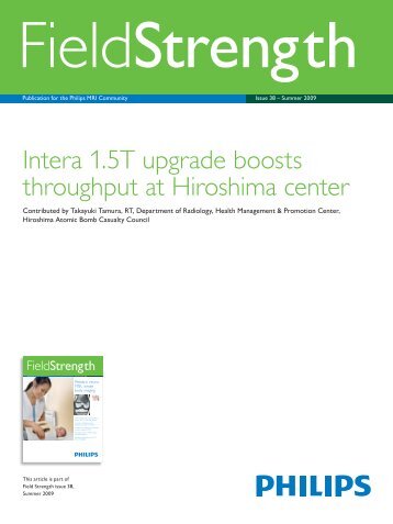 Intera 1.5T upgrade boosts throughput at ... - InCenter - Philips