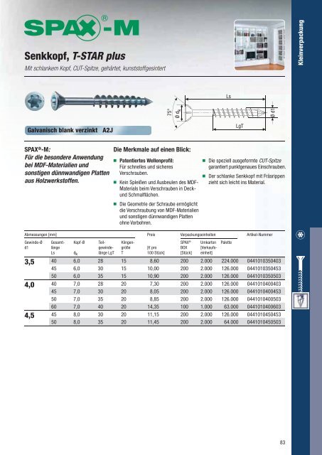 SPAX - 1aSchrauben.de