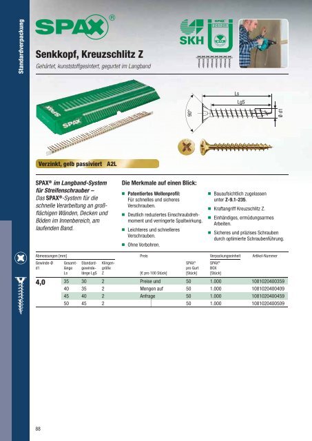 SPAX - 1aSchrauben.de