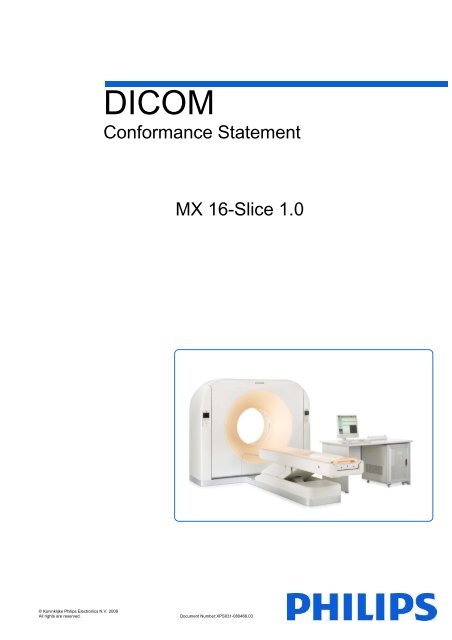 DICOM Conformance Statement - Philips