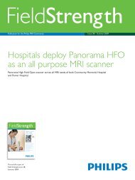 Hospitals deploy Panorama HFO as an all purpose MRI ... - Philips