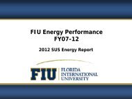 FIU Energy Performance FY07-12 - FIU Facilities Management