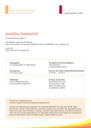 Usability-Testbericht - Hochschule der Medien