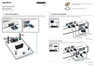 Quick Setup Guide BDV-HZ970W - One Call