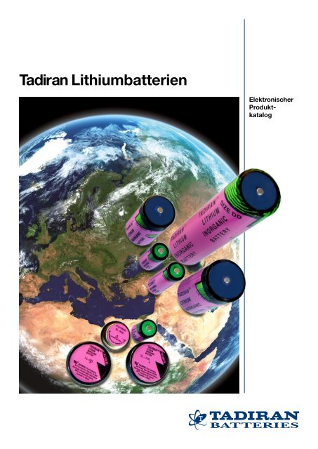 Elektronischer Produktkatalog - Tadiran Batteries GmbH